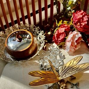 Wood and Steel Trinket Box.